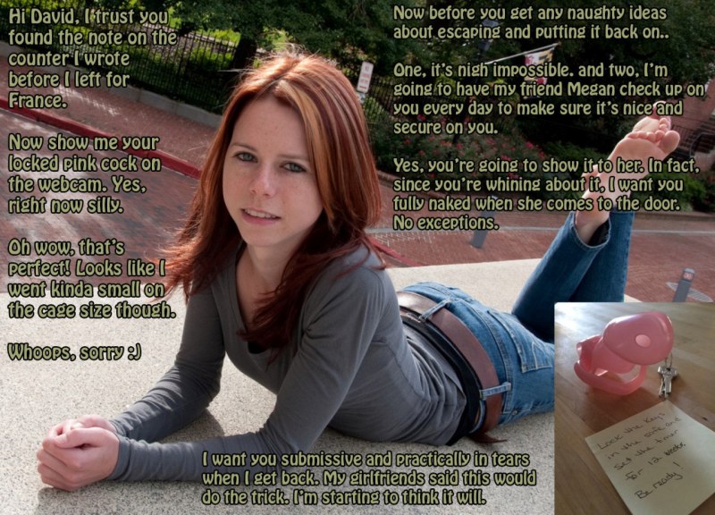 Chastity Captions in Russian