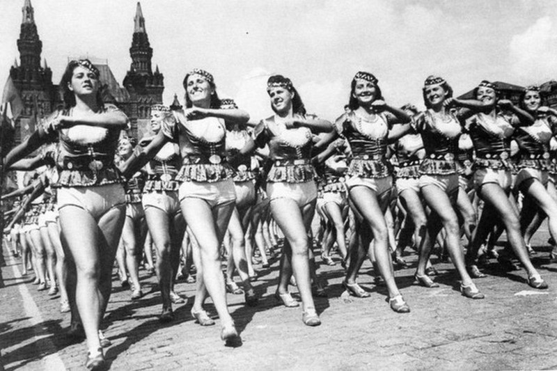 Physical Culture Parade on Red Square 1945