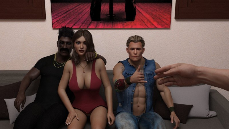 The vulgarity of a man with a girl art