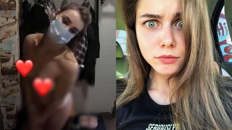 Crystal Hemphill in a skirt