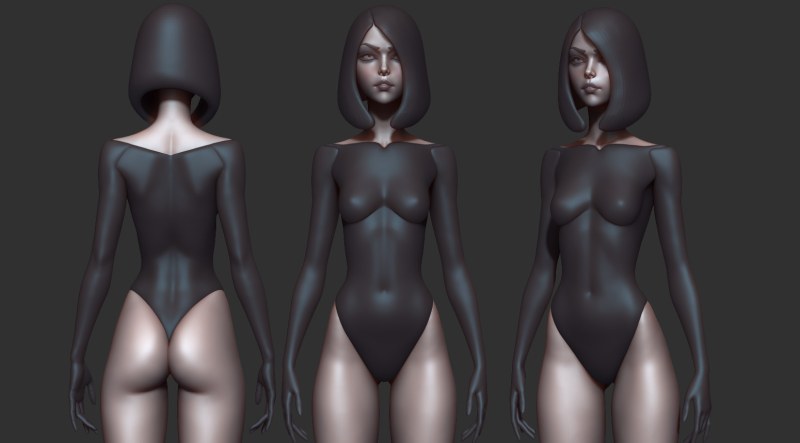 Female Anatomy Zbrush