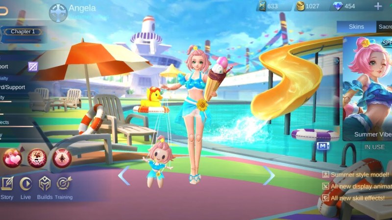 Mobail legends Angel Summer Skin