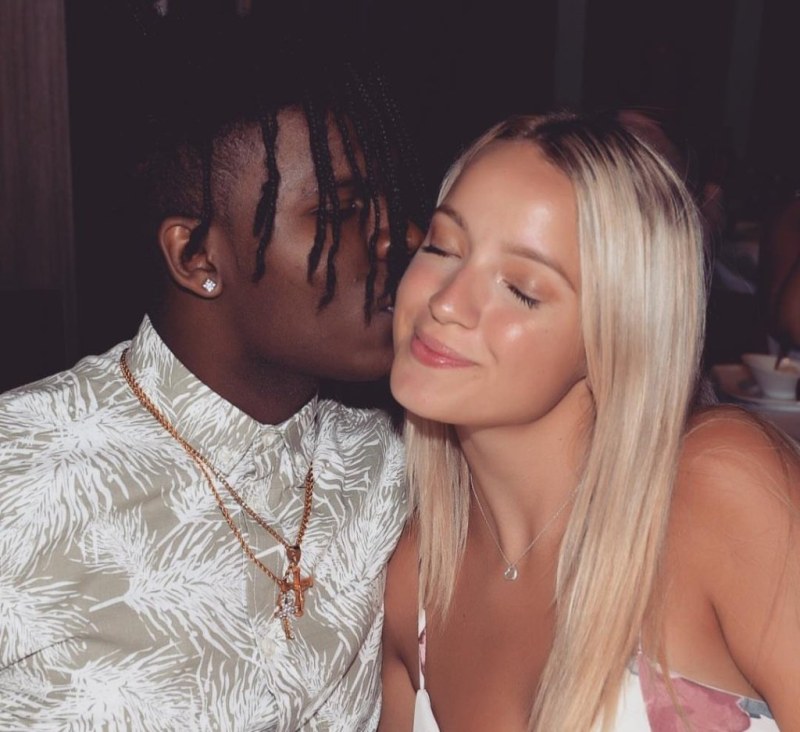 Blonde with a Negro Private