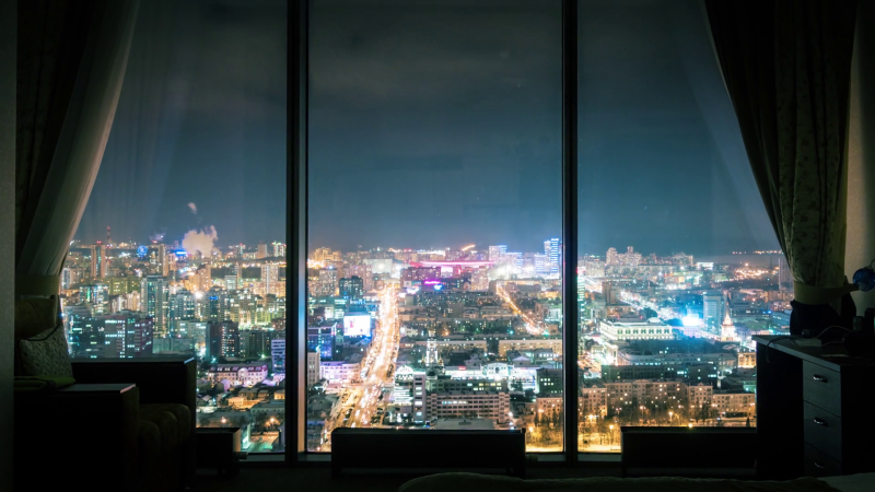 New York Manhattan View from the window