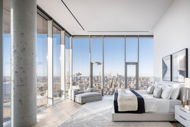 Office window panoramic view for the background