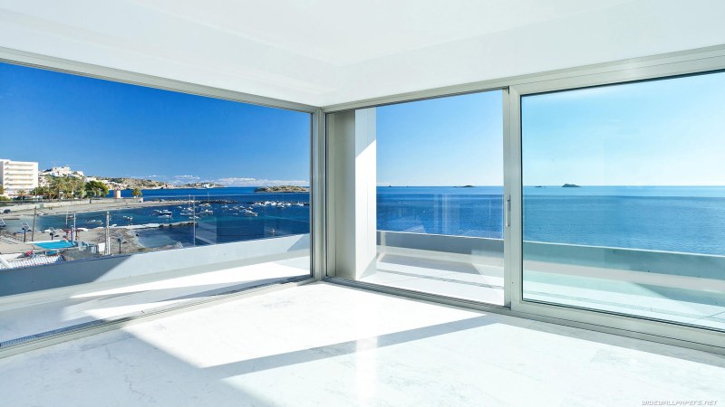 Panoramic view from the office