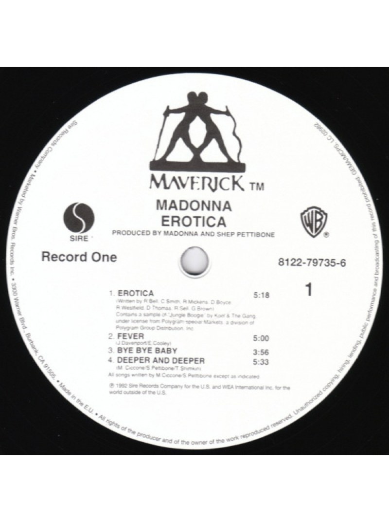 Madonna Madonna vinyl plate