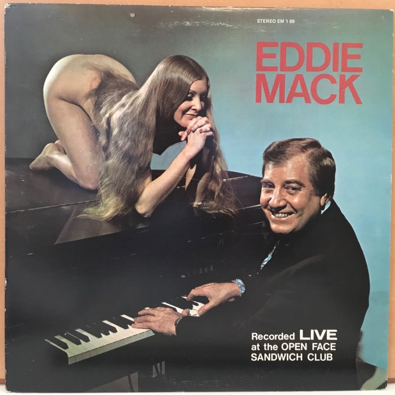 Vinyl records with an erotic cover