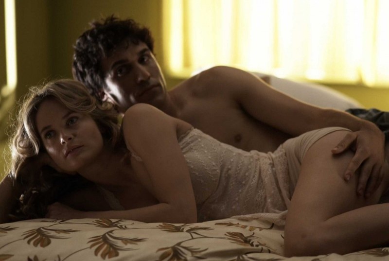 Rachel Blanchard in a swimsuit