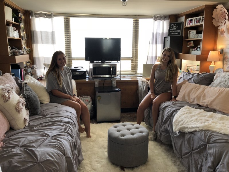 Girls in the dorm room