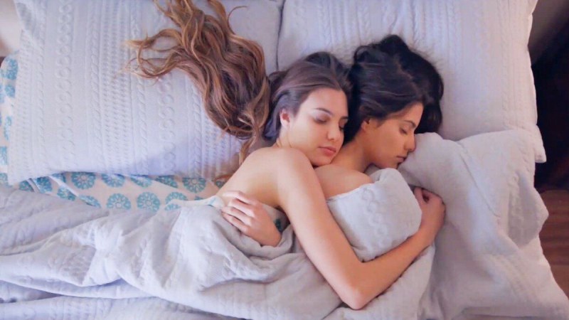 Young girls lesbian sleep