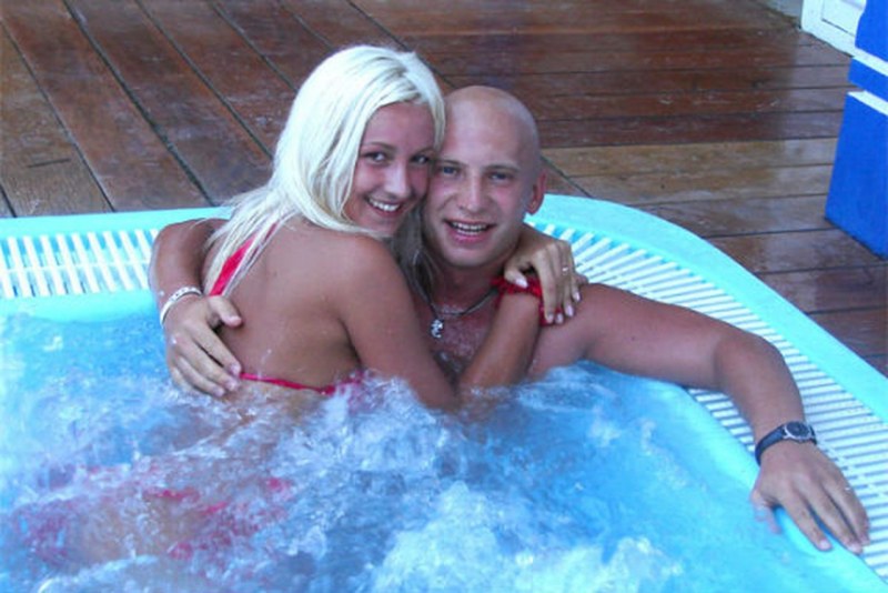 Loading on a black background