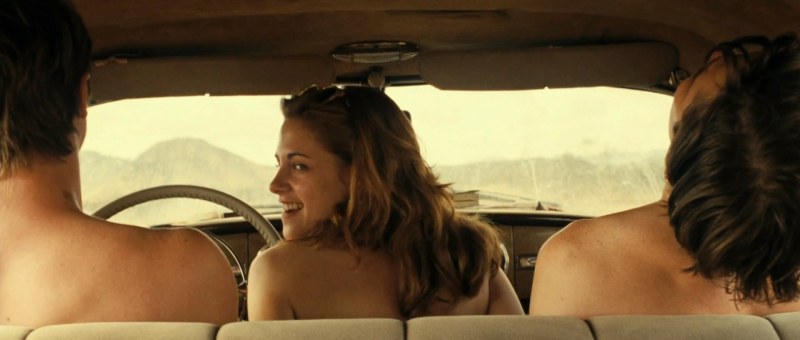 On the road the film is Kristen Stewart
