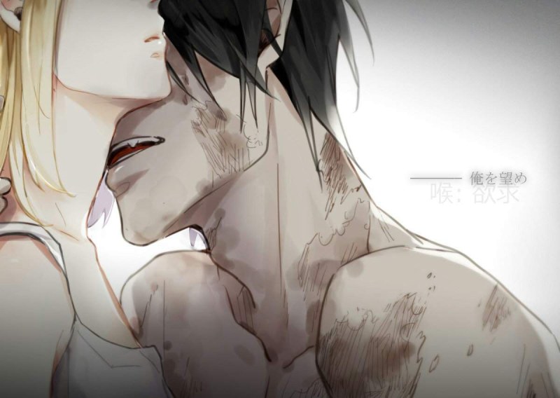 Angel of bloodshed ZAO and Rachel kiss