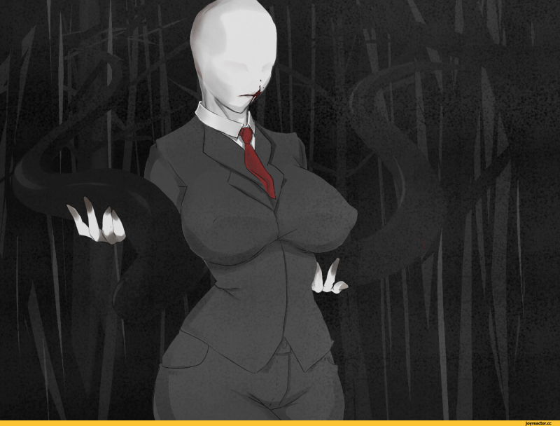 The woman smiles at fuck