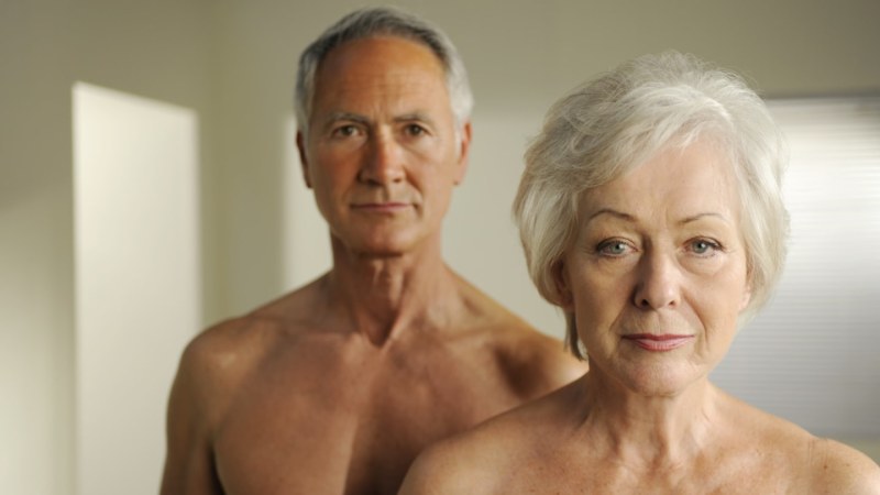 Photoshoot of naked grandmothers
