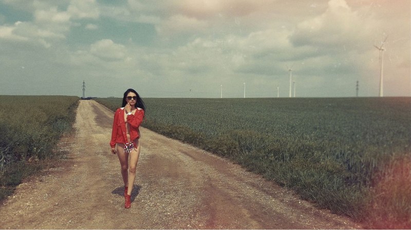 Realistic simulator of a girl