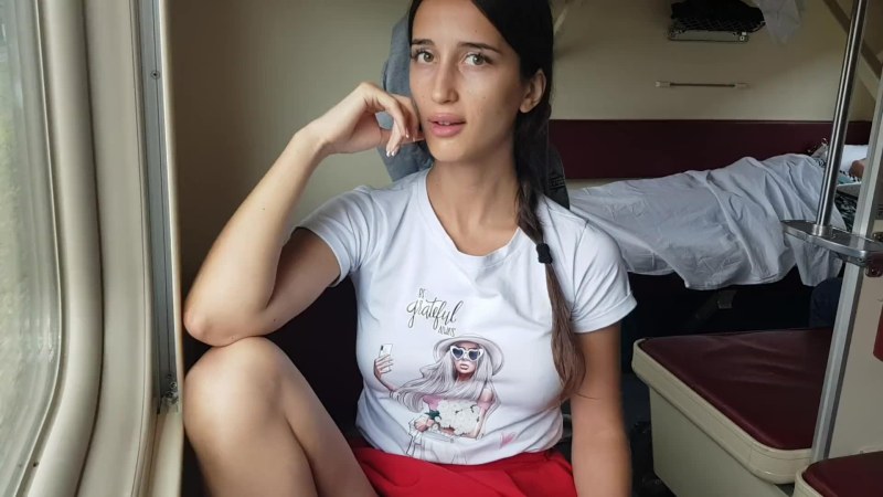 Naked women in public transport