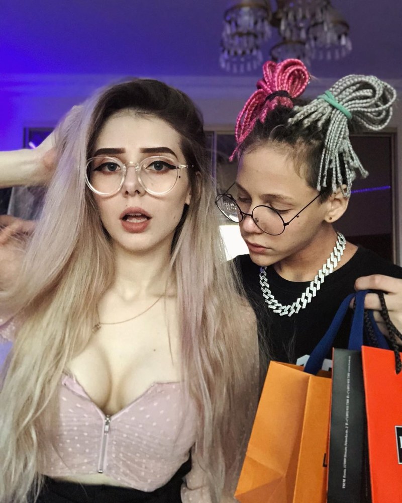 Daria Sagalova are happy together