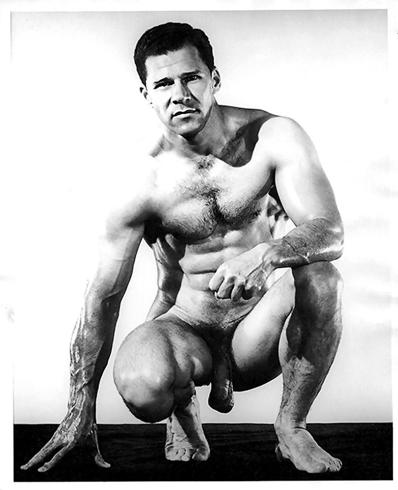 Naked hairy men retro