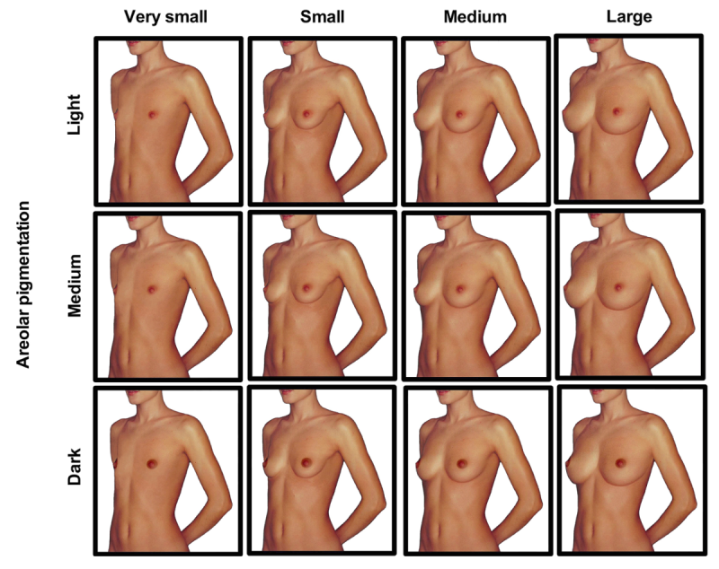 Naked boobs of all sizes