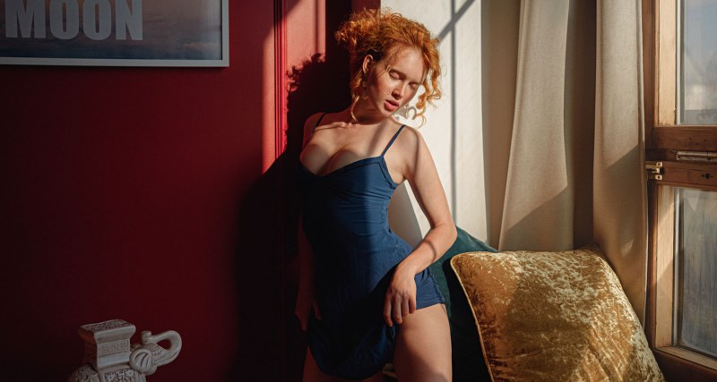 Male affection in bed