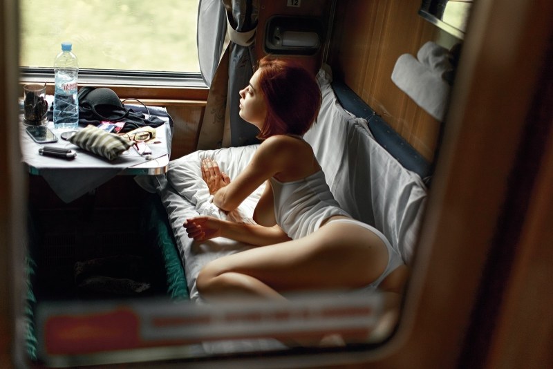 Fucked in public transport