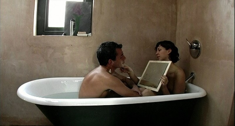 Women's shower in fitness