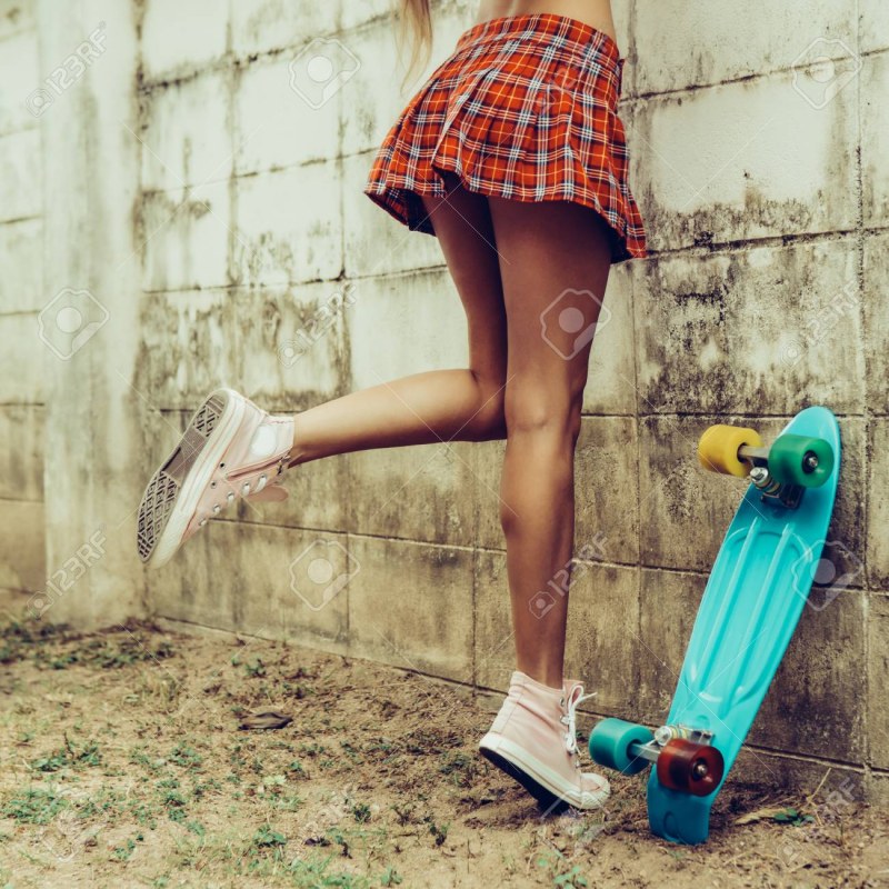 Beautiful buttocks in leggings