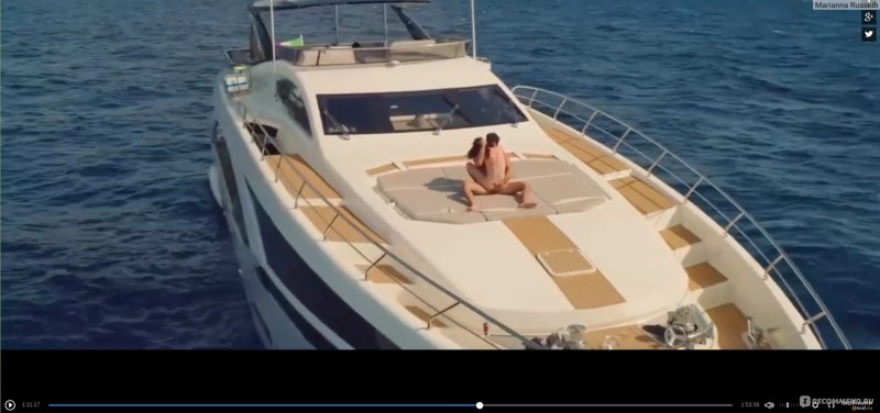 Beautiful girls on a yacht