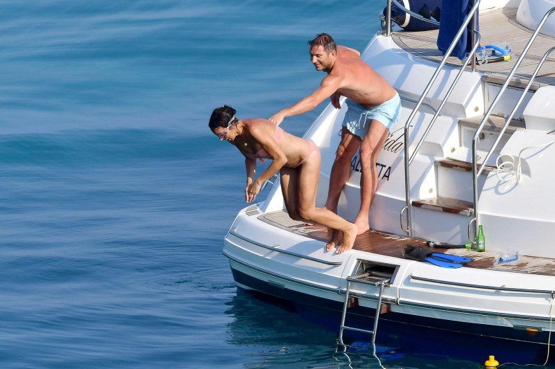 Jessica Nelson on a yacht