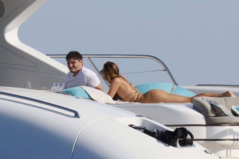 Man and woman on the yacht