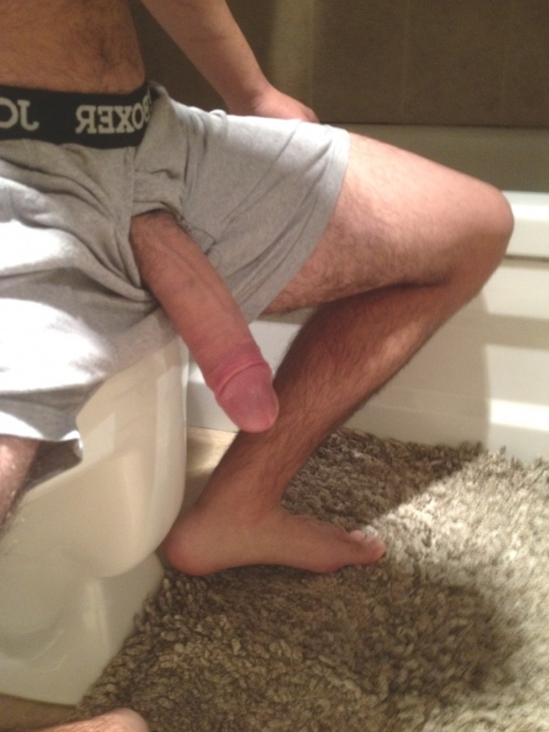 Fat amateur dick panties