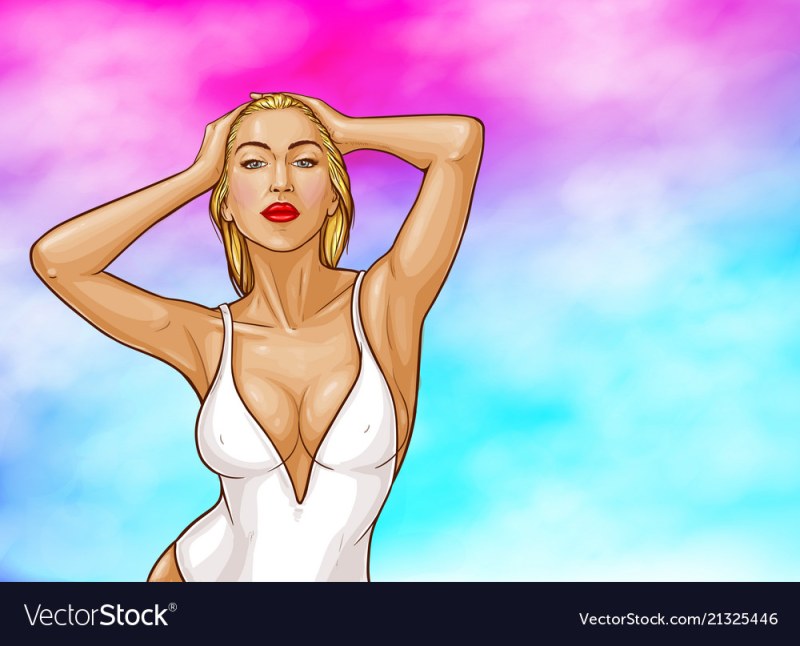 Pop art picture love