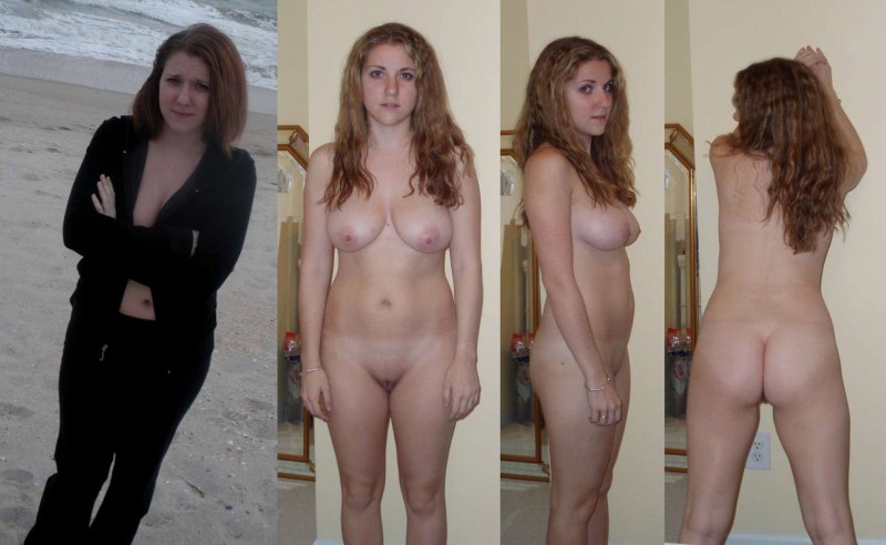 Completely stripped women