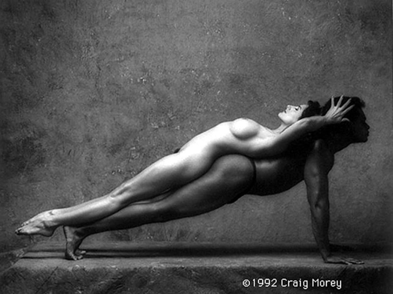 Unusual female naked body