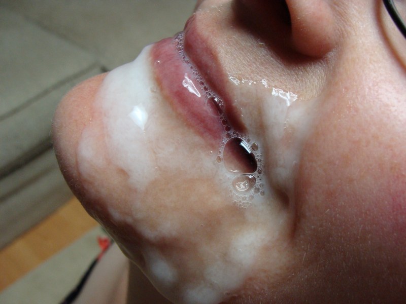 Cum in mouth and kissed