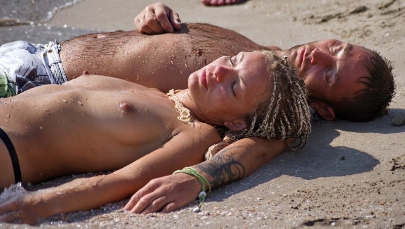 Naked women of Kazantip