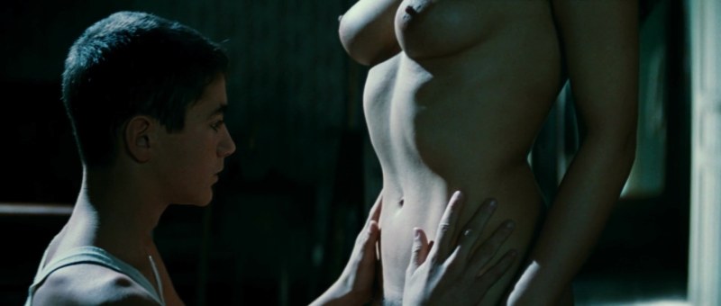 Naked Monica Bellucci in Malena's film