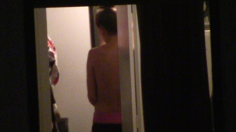 Peeping in the windows naked