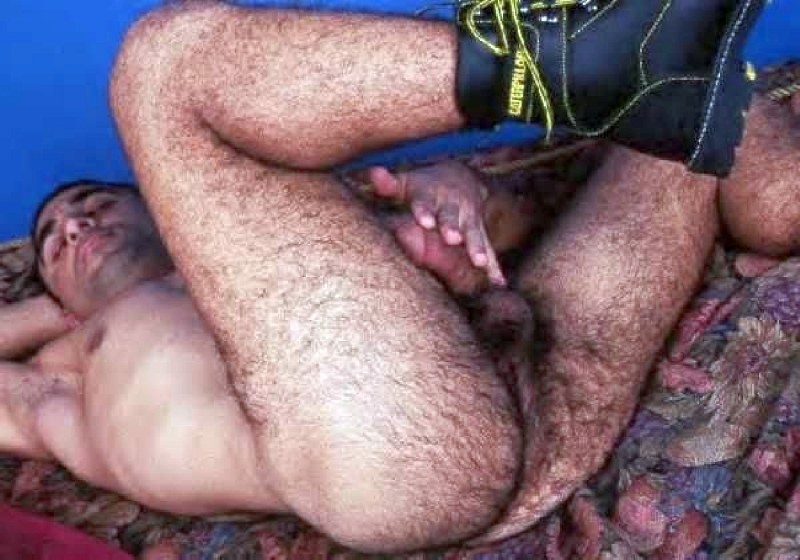 The hairy point of the boy