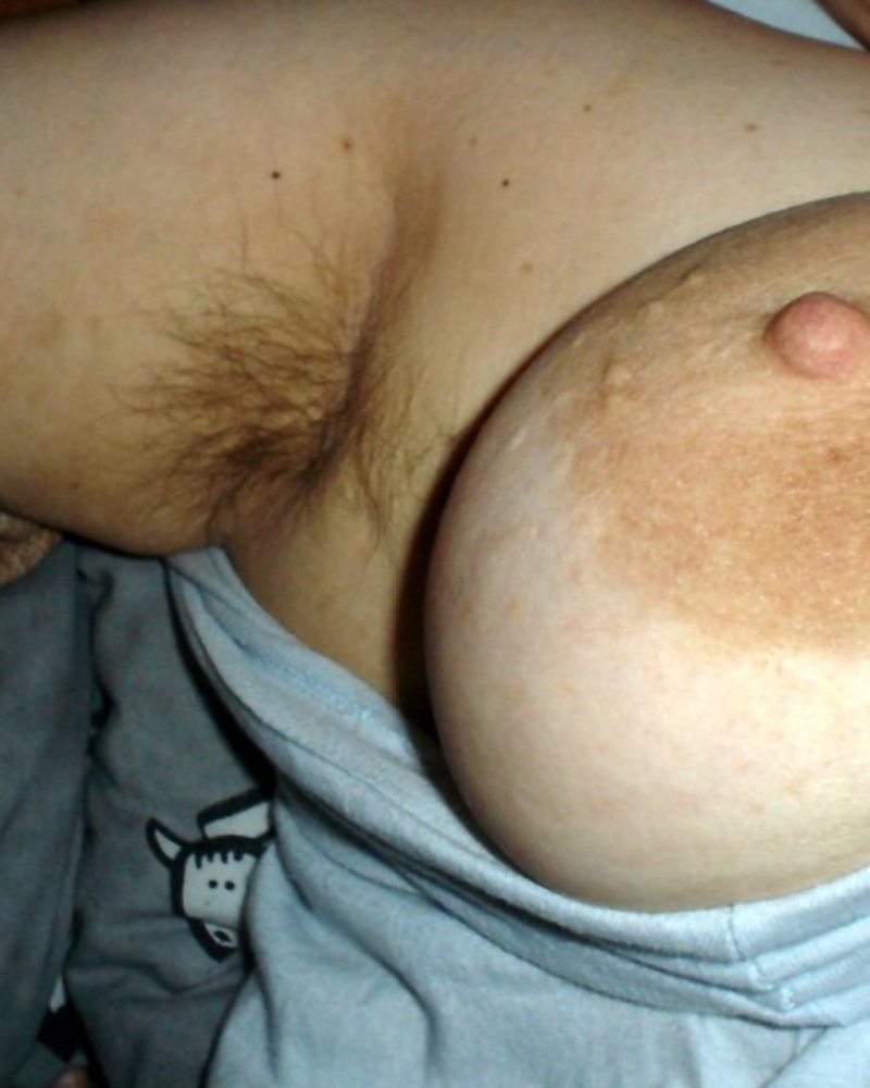 Hairy women's nipples