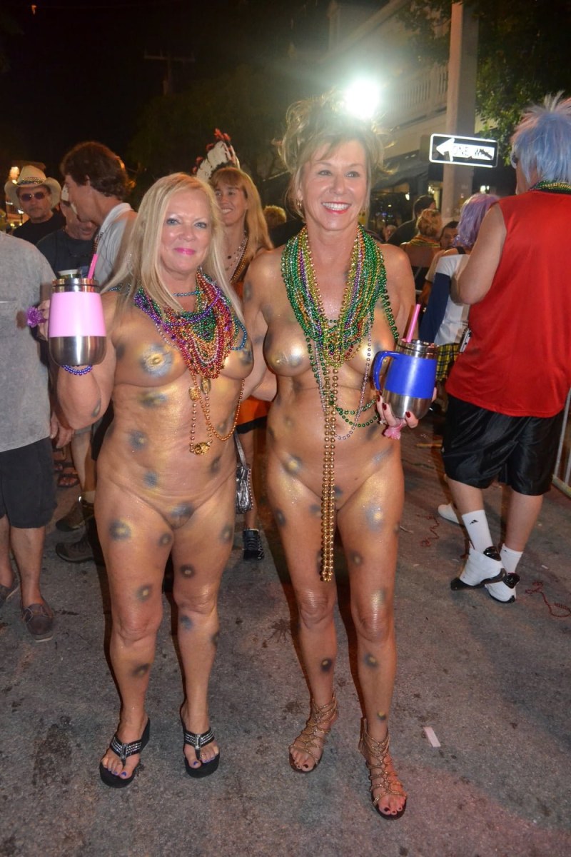 Naked women in America at festivals