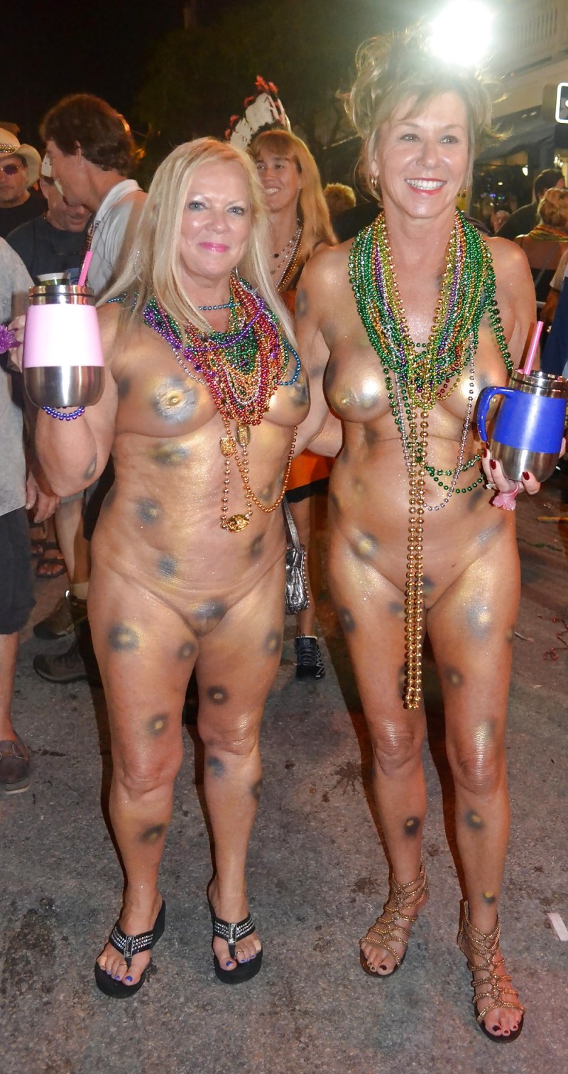 Naked women at the festival