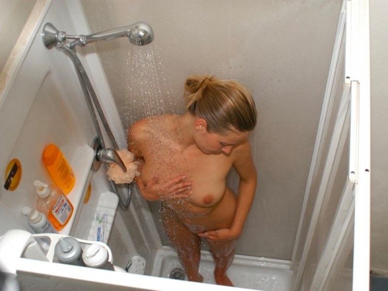 Naked women in the locker room