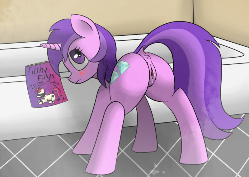 A huge member in the brunette's mouth