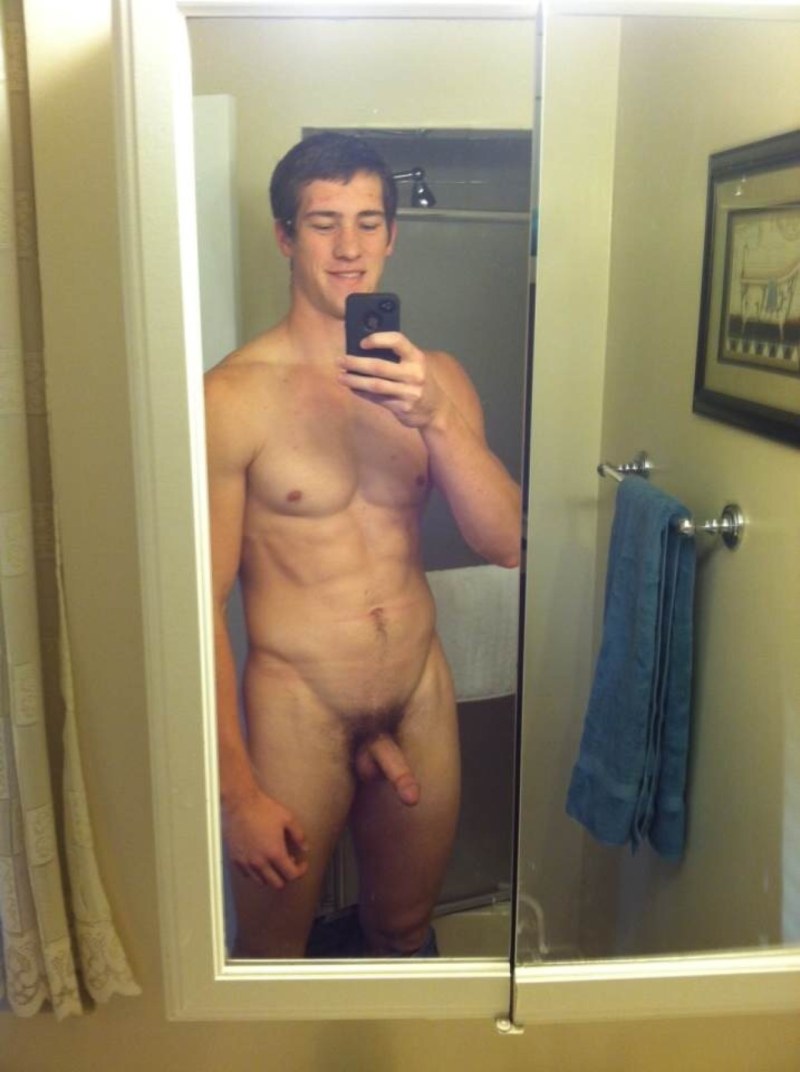 Young guys selfie member