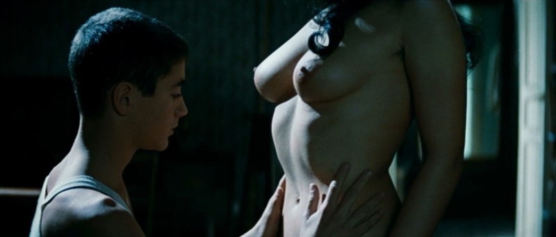 Monica Bellucci in his youth naked