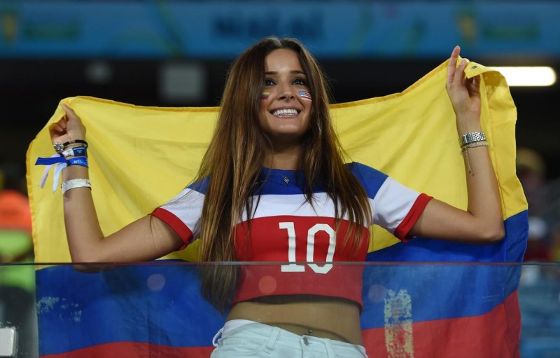 Fans of the World Cup 2014 Colombia