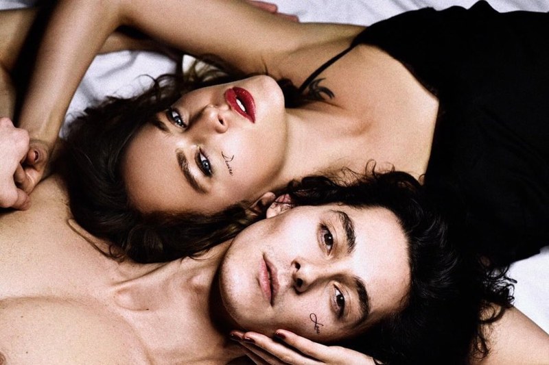 Anar Khalilov and Aglaya Tarasova photo shoot